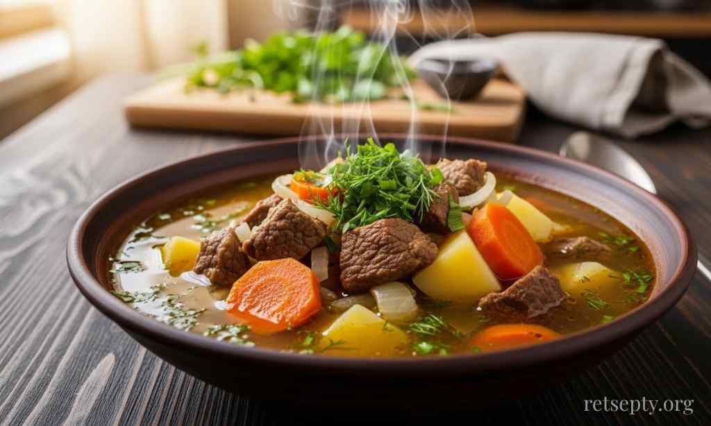 Шулюм з яловичини з овочами