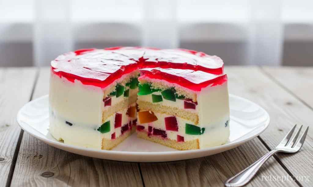 Битое стекло торт