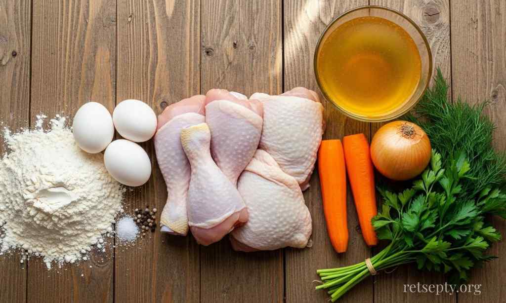 Курячий суп з галушками