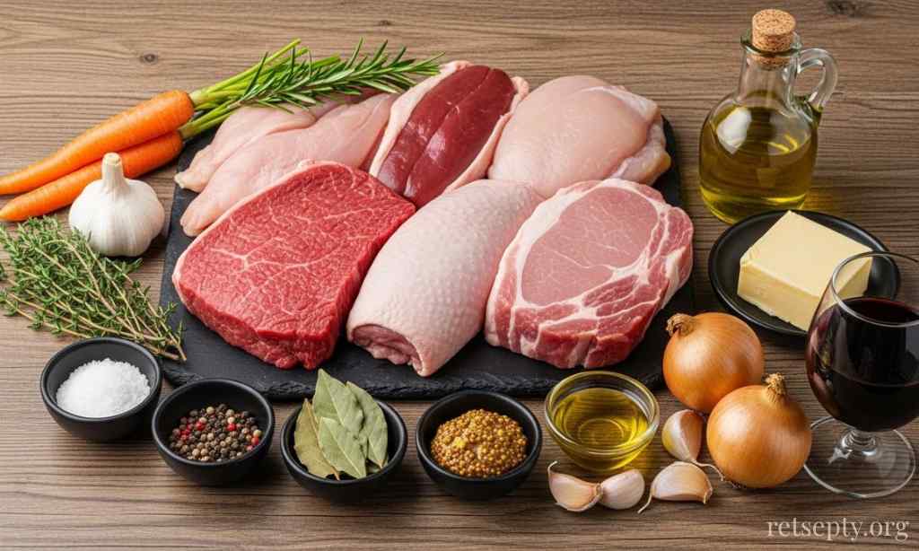 Рецепти французького м'яса