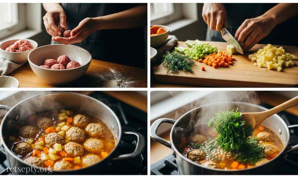 Суп з фрикадельками