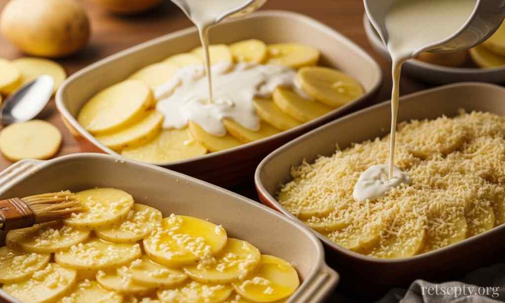 Картофель гратен