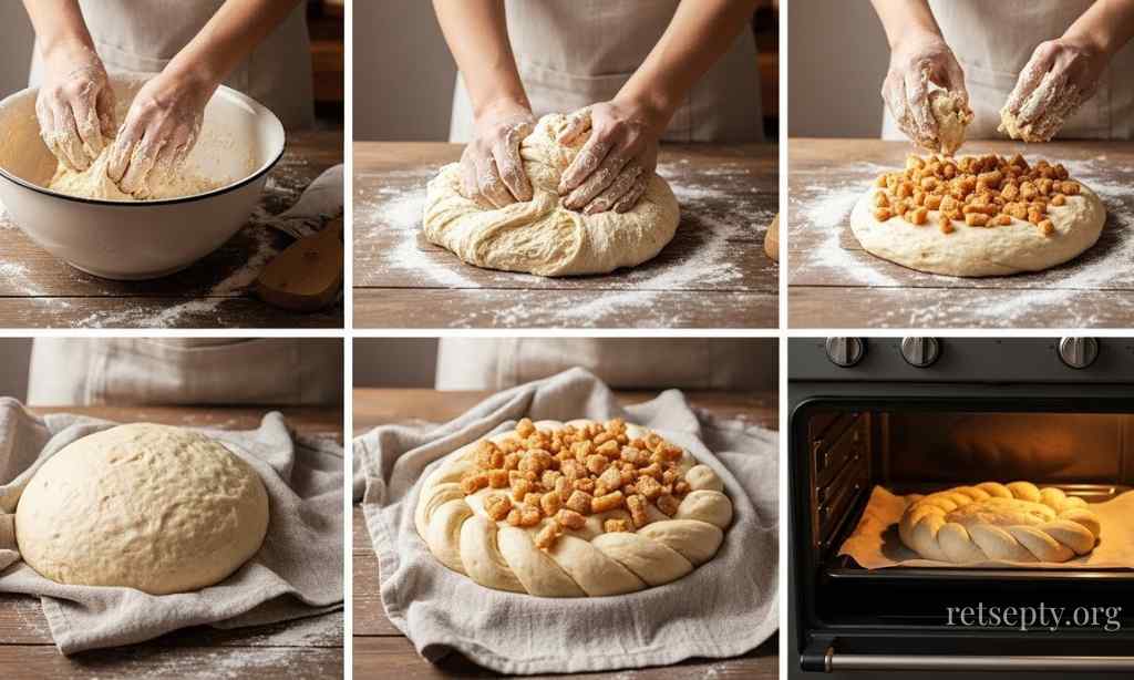 Погача зі шкварками